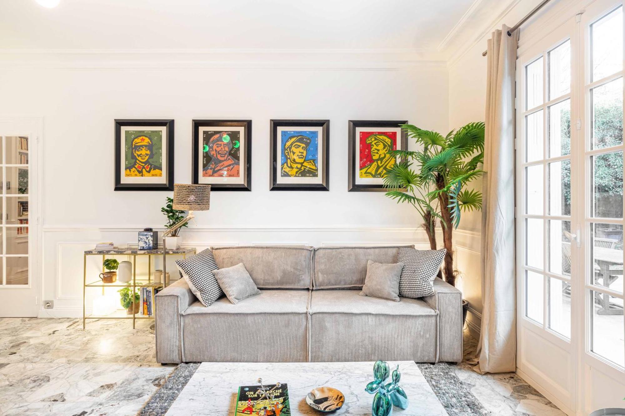 Grand & Classy Apartment With Private Garden, Villa Des Ammonites Meudon Exterior foto